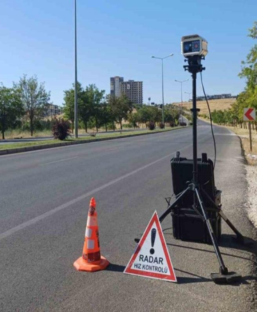 Patnos trafik radar denetimi ile hız sınırı kontrolü