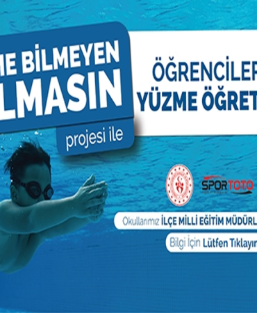 Yüzme bilmeyen kalmasın projesi ile gençler yüzmeyi Öğreniyor