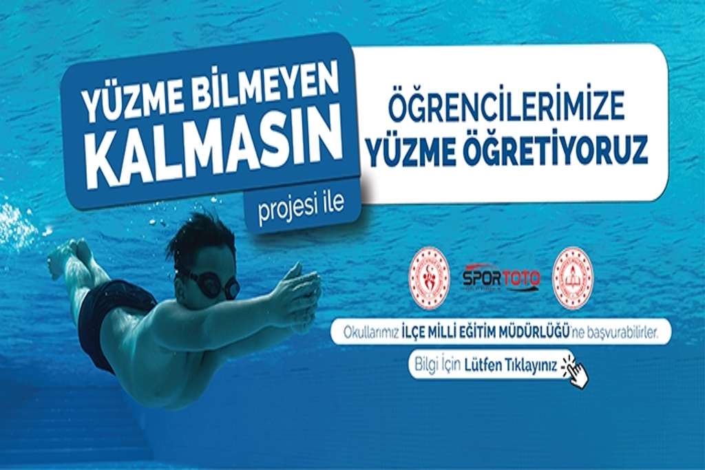 Yüzme Bilmeyen Kalmasın Projesi ile Gençler Yüzmeyi Öğreniyor