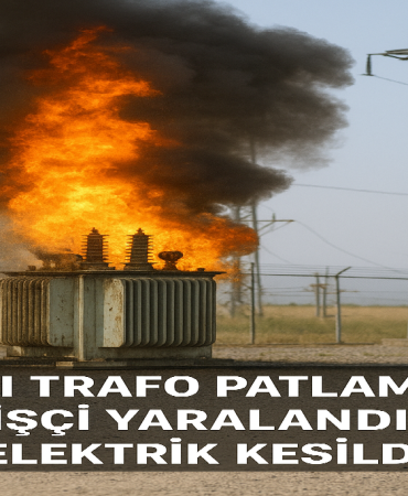 Ağrı trafo patlaması 4 İşçi yaralandı ve elektrik kesildi