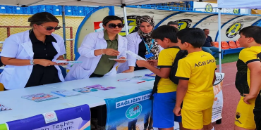 Ağrıspor yaz okulunda sağlık taraması gerçekleşti