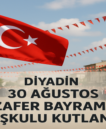 Diyadin 30 ağustos zafer bayramı coşkulu kutlandı