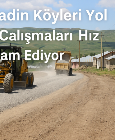 Diyadin köyleri yol Çalışmaları hız kesmeden devam ediyor