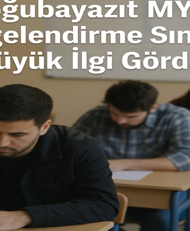 Doğubayazıt myk belgelendirme sınavları büyük İlgi gördü