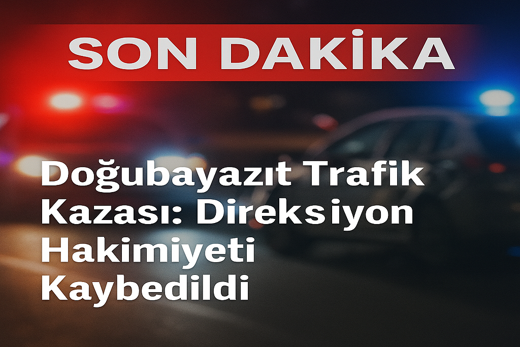 Doğubayazıt Trafik Kazası Direksiyon Hakimiyeti Kaybedildi