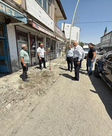 Eleşkirt kış hazırlıkları güçlü kaldırımlar İçin Çalışıyoruz