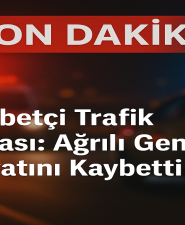 Gürbetçi trafik kazası ağrılı genç hayatını kaybetti