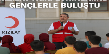 Kızılay ağrı eatkinliğinde gençlerle buluştu