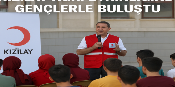 Kızılay Ağrı Eatkinliğinde Gençlerle Buluştu