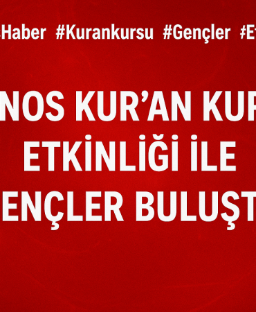 Patnos kuran kursu etkinliği ile gençler buluştu