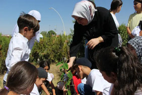 TÜGVA Fidan Dikimi Öğrenciler Doğaya Katkıda Bulundu