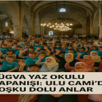 TÜgva yaz okulu kapanışı ulu camide coşku dolu anlar - diyadin haber TÜgva yaz okulu kapanışı ulu camide coşku dolu anlar