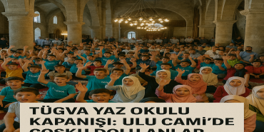 TÜgva yaz okulu kapanışı ulu camide coşku dolu anlar