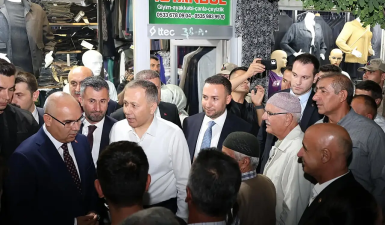 Tutak esnaf ziyareti bakan yerlikayanın İlçe temasları