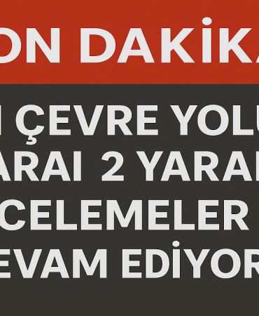 Ağrı Çevre yolu kazası 2 yaralı İncelemeler devam ediyor