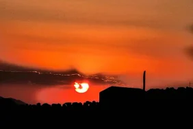 Ağrı Dağında Eylül Akşamında Büyüleyici Manzaralar