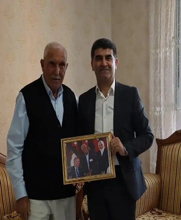 Cumhurbaşkanlığı külliyesinde Şehit ailesine hediye