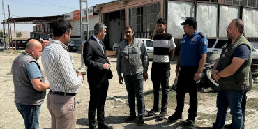 Diyadin kaymakamlığı yerinde İncelemeler gerçekleştirdi