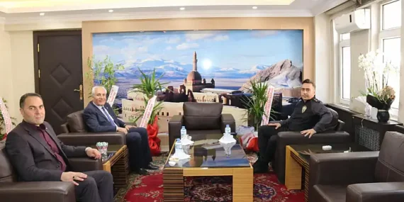 Eleşkirt belediyesi güvenlik iş birliği emniyet ziyareti - diyadin haber Eleşkirt belediyesi güvenlik iş birliği emniyet ziyareti