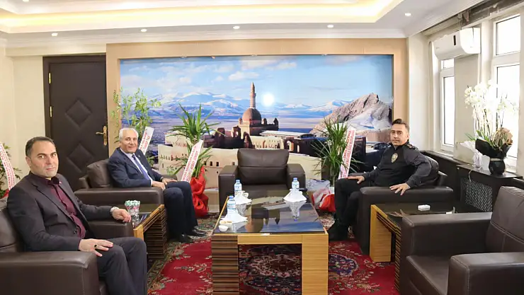 Eleşkirt Belediyesi güvenlik iş birliği Emniyet ziyareti