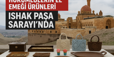 Hükümlülerin el emeği Ürünleri İshak paşa sarayında