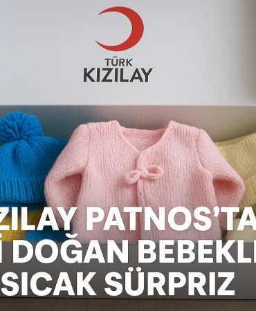 Kızılay patnosta yeni doğan bebeklere sıcak sürpriz