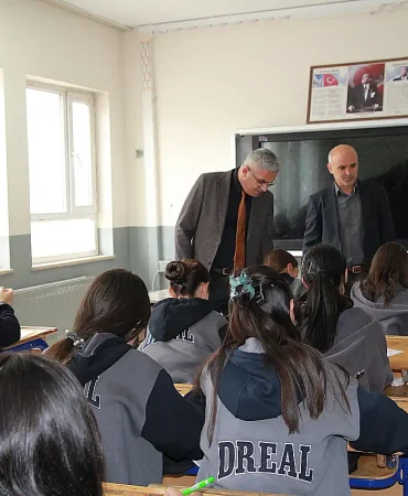 Okul ziyareti ve eğitim ortamı İncelemesi doğubayazıt müdürü