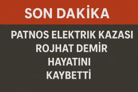 Patnos Elektrik Kazası Rojhat Demir Hayatını Kaybetti