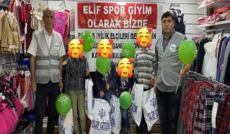 Patnos İyilik elçileri derneği İle Öğrencilere yardım