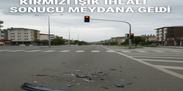 Patnos trafik kazası kırmızı işık İhlali sonucu meydana geldi